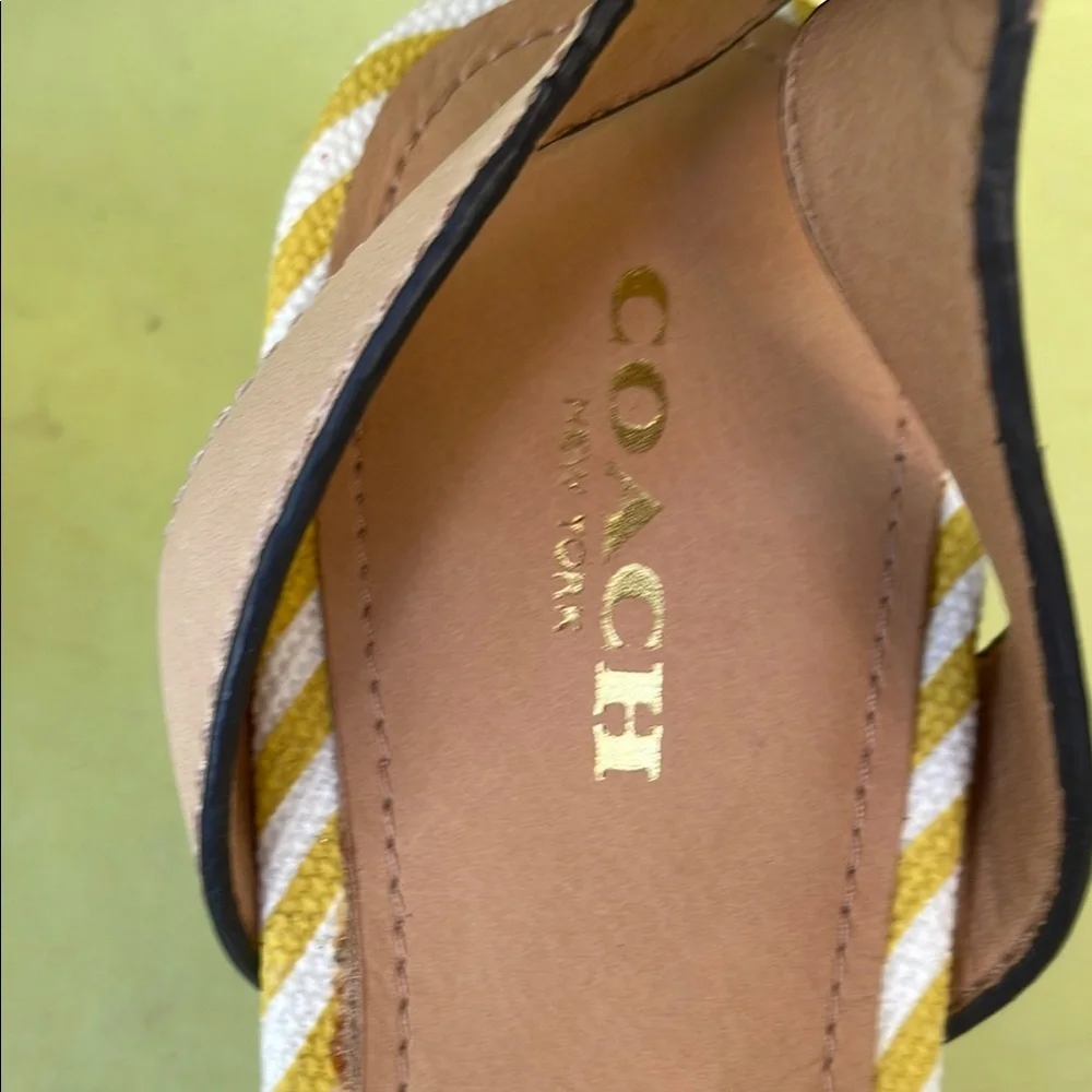 Coach these sandals